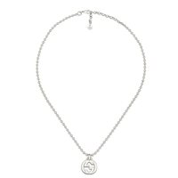 Collana Gucci Donna Interlocking G in Argento YBB47921900100U - YBB47921900100U